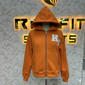 Sweat à capuche zippé avec étiquette personnalisée de qualité supérieure à la mode et bonne vente sweats à capuche à bas prix fabriqués en usine sweats à capuche pour hommes - Product Image 6