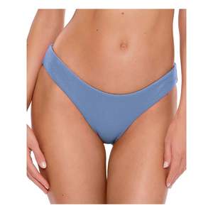 Slip da bagno blu personalizzato da donna Becca Rebecca Virtue, separato, in Spandex/Nylon, con logo personalizzato, per il nuoto - Product Image 1