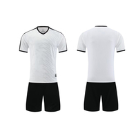 Maillots de football à sublimation imprimés à séchage rapide, vente en gros d'usine, manches courtes, noms d'équipe personnalisés, vêtements de sport unisexes pour adultes