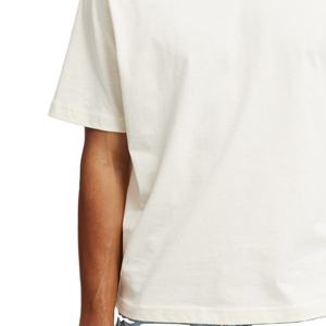 Camiseta Corta Blanca para Hombre, Algodón Suave, Transpirable, Cómoda, con Impresión de Logotipo Disponible, Camiseta Corta Moderna para Hombre - Product Image 6