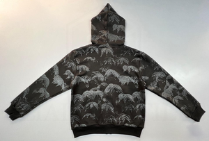 Sudadera con capucha de diseño personalizado Calidad de lujo 100% Algodón French Terry Heavyweight Stone Washed para invierno Impresión digital de ganchillo - Product Image 5