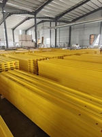 Poutre en bois d'ingénierie jaune H20 étanche pour coffrage de béton lourd et support de dalle dans la construction