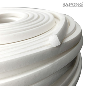 Esponja de Goma de Silicona Blanca de Alta Calidad SPSCQSW6011X13, Tamaño 11 mm x Ancho 13 mm, OEM, Fábrica de Tailandia, Goma para el Hogar - Product Image 2
