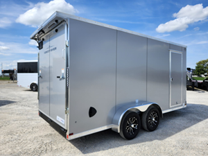 2027 US Cargo 7x16 Enclosed Cargo <b>Trailer</b> Utility <b>Trailer</b> Cargo Hauler Equipment <b>Trailer</b> 84" Interior Height Ramp Door for sale - Product Image 3
