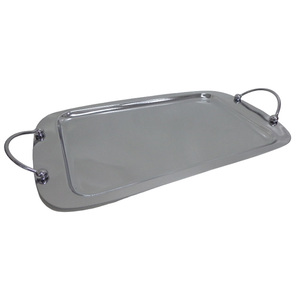 ชุดถาดโลหะสี่เหลี่ยม3ชิ้นถาดโครเมียมสำหรับตกแต่งร้านอาหารและงานแต่งงานงานแฮนด์เมดออกแบบได้ตามต้องการ - Product Image 3