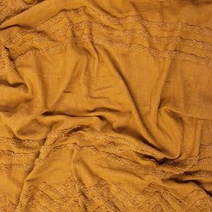 Mantas de lana tejidas con mechones a mano de algodón 100% para dormitorio, manta Bohemia para decoración del hogar de India - Product Image 3