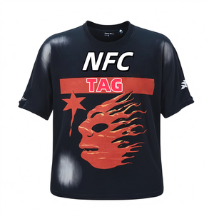 กางเกงขาสั้นและเสื้อยืดผ้าฝ้าย100% ย้อนยุคดั้งเดิมจากแบรนด์ดีไซเนอร์ของผู้ชาย - Product Image 3