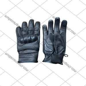 Nouvelle conception hiver cuir moto gants plein doigt écran tactile étanche auto-chauffant unisexe - Product Image 2