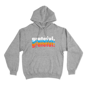 Sweat à capuche Grateful (unisexe) 100% coton French Terry, broderie 3D, impression sérigraphiée avec étiquette personnalisée, 500 g/m² - Product Image 5