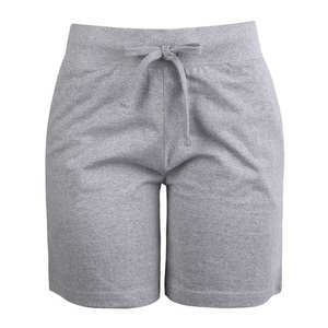 Nouveauté vente en gros de shorts pour femmes à la mode shorts en molleton taille haute avec impression de broderie de poche avec design de logo shorts pour femmes - Product Image 1