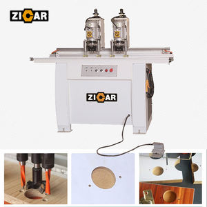 ZICAR hinge <b>drilling</b> <b>press</b> two heads hole hinge <b>drilling</b> boring machine for cabinet production line - Product Image 2