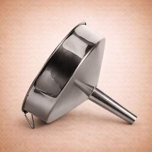 Stainless Steel Wide Mouth <b>Funnel</b> For Smooth Spill Free Liquid Transfer Durable Polished Design Ideal For <b>Kitchen</b> And Home Use - Product Image 4