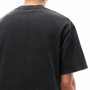Nouveau T-shirt Oversize Personnalisé Tendance 2026 230 g/m² pour Homme 100 % Coton Imprimé Sérigraphié Respirant Écologique Unisexe Couleur Unie - Product Image 4