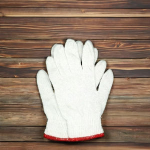 Guantes de Seguridad Premium de algodón sin recubrimiento de 7-11 pulgadas para tareas de embalaje Guantes de trabajo de planta de Vietnam - Product Image 3