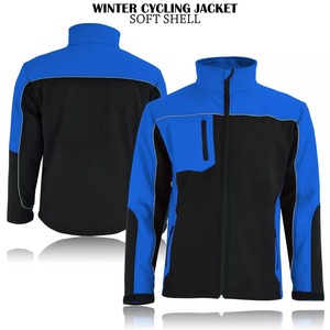 Chaqueta de ciclismo Softshell impermeable personalizada para hombre, chaquetas cortavientos de membrana con capas 3D para hombre - Product Image 1