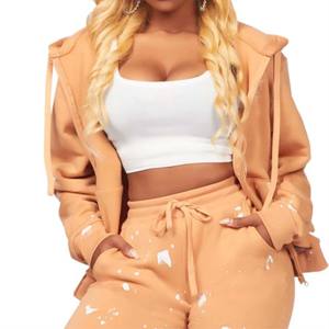 Conjuntos de sudaderas y pantalones cortos de moda para mujer: tela de alta calidad y diseño elegante para salidas Casuales - Product Image 6