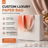 Sac en papier kraft portable personnalisé avec logo, idéal pour cadeaux de luxe, promotion, courses en supermarché, emballage réutilisable avec laminage – Offre Spéciale
