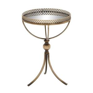 Stunning iron coffee <b>table</b> with antique distressed finished and unique handcrafted design for home - Product Image 1