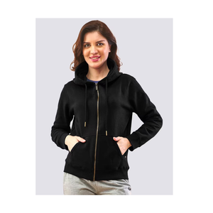 Sudadera con Capucha Casual de Manga Larga para Mujer, Sudadera con Bolsillo Tipo Canguro de Tela Suave - Product Image 1