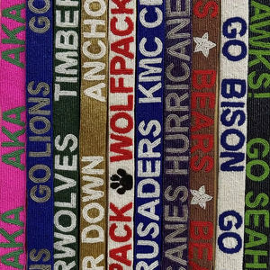 สายสะพายปักลูกปัดสำหรับกระเป๋าสะพายข้างหรือกระเป๋าโท้ท ลายลูกปัดเม็ดเล็ก สายกระเป๋าสำหรับอุปกรณ์ตกแต่งกระเป๋าทำมือ - Product Image 1