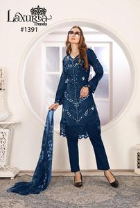 Colección Pret de lujo hecha a mano para mujer elegante Kurti Set túnica pantalones de cigarrillos Dupatta Ready Dispatch ropa India pakistaní - Product Image 6