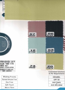 Tissu polyester absorbant l'humidité à séchage rapide entièrement extensible de haute qualité pour t-shirts pour hommes/femmes doublure organique - Product Image 2