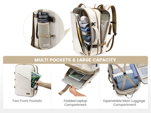 กระเป๋าสำหรับผู้หญิงกระเป๋าเดินทางแบบสปอร์ตทรงหมอนสำหรับเดินทางแบบสัปดาห์กันน้ำพับได้ทนทานพิมพ์โลโก้ได้ - Product Image 4