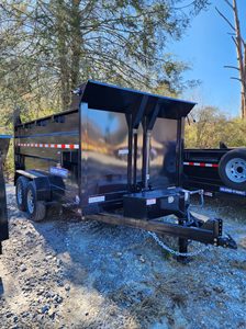 รถเทรลเลอร์ไฮดรอลิก7X14รถเทรลเลอร์ไฮดรอลิกแบบเอียงสำหรับใช้งานในฟาร์ม - Product Image 2