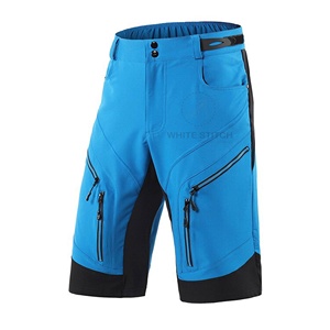 Pantalones Cortos de Ciclismo MTB Personalizados para Hombre, 100% Poliéster, Elásticos, con Bolsillos con Cremallera para Descenso y Senderismo - Product Image 4