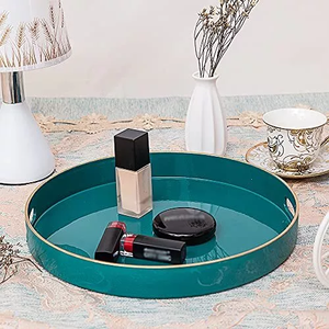Minimalist <b>Round</b> Mirror <b>Tray</b> Aluminum Metal Restaurant Wedding Centerpieces Christmas Party <b>Table</b> Decorations <b>tray</b> - Product Image 3