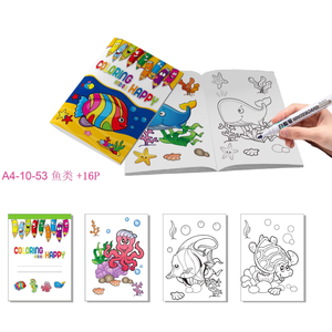 Livres d'apprentissage précoce, livre de coloriage DIY pour enfants - Jouet d'activités artistiques éducatives - Product Image 6