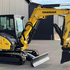 LIVRAISON GRATUITE  MINI-EXCAVATRICE YANMAR ViO45-6A 39 CV CLIMATISATION/CHAUFFAGE INCLUSES, BAGUES DE 12, 24, 32 POUCES, APPROUVÉE EPA CE, POURCHER ÉLECTRIFIÉ, 2 VITESSES, PLC - Product Image 4