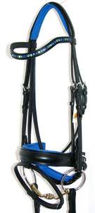 Cheval VERT OCEAN Bride rembourrée 6mm Crystal BLING Curve Comfort - Product Image 6