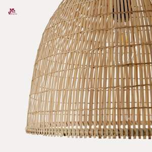 Wholesale <b>Rattan</b> Bamboo Lampshade Natural Bamboo <b>Pendant</b> Light for Home Kitchen Hotel Decoration - Product Image 4