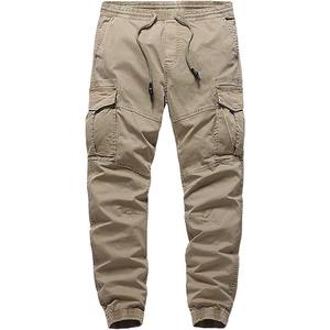 Pantalones Cargo Casuales de Lona con Cintura Elástica Ligera, Bordados, con Múltiples Bolsillos y Diferentes Estilos - Product Image 2