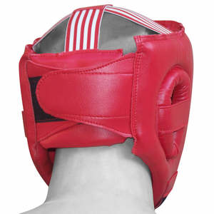 100% Material de cuero genuino hecho protectores de cabeza de Boxeo/protectores de cabeza de ajuste cómodo de longitud regular - Product Image 6