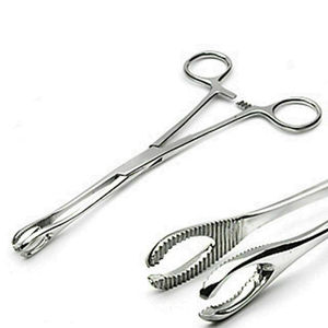 Fórceps de esponja para Piercing de acero inoxidable de alta calidad, fórceps para lengua con acabado de pulido, fórceps de esponja para instrumento médico de lengua más alta - Product Image 1