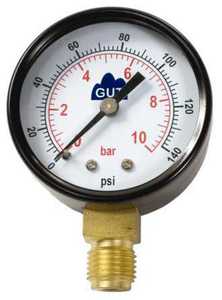 Manometro con uscita inferiore da 50 mm. (GUT Y50RAD) - Product Image 1