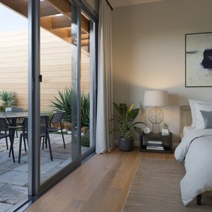 Nfrc CE AS-2047อลูมิเนียมประตูภายในภายนอกสไตล์จีนฉนวนกันความร้อนฉนวนกันความร้อนโรงแรมโรงพยาบาลสวนอพาร์ทเมน - Product Image 1