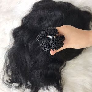 Prix de gros 100% Virgin Extensions vietnamiennes Double Drawn Flat-tip Style Natural Wave Traitement chimique Aucun Vente chaude - Product Image 1