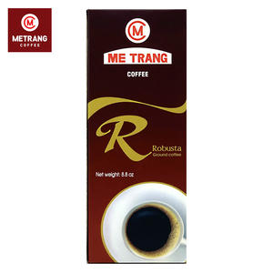 โรบัสต้าช็อกโกแลตเข้มโรบัสต้าคั่วจุดกำเนิดจากเวียดนามรสคาราเมลรสกลางเกรดกาแฟบดมีคาเฟอีน - Product Image 1