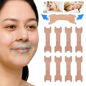 Bandes nasales pour la respiration améliorée, emballage personnalisé en gros, 2025, bandes nasales pour le nez, pansements nasaux pour le ronflement, services OEM/ODM - Product Image 1