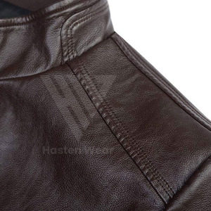 Nouvelle veste en cuir de mouton de haute qualité pour hommes, imperméable et coupe-vent, pour l'hiver, vêtements d'extérieur lourds et résistants - Product Image 3