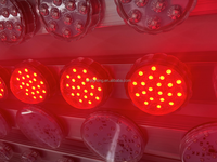 Lumières de fête foraine programmables 70 mm 21 LED RGB 24 V Pixel pour manèges de parcs d'attractions