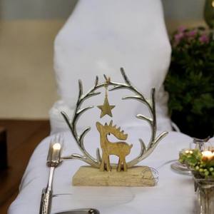 Diseño hecho a mano pintado a mano adornos navideños centro de mesa para decoración navideña producto para decoraciones navideñas - Product Image 3