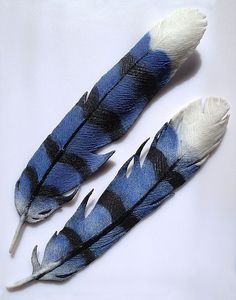 Plumas de cola de pescado azul para la decoración y el vuelo de aves - Product Image 1