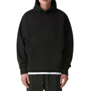 เสื้อฮู้ดแขนยาวทรงสลิมฟิตสำหรับผู้ชาย,เสื้อฮู้ดกันหนาวสีพื้นสำหรับผู้ชาย - Product Image 1