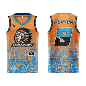 Uniforme de Baloncesto para Clubes de Tallas Grandes, OEM ODM 2026, Transpirable, Antibacteriano, de Secado Rápido, 100% Poliéster, Impresión Personalizada, Paquete Especial - Product Image 2