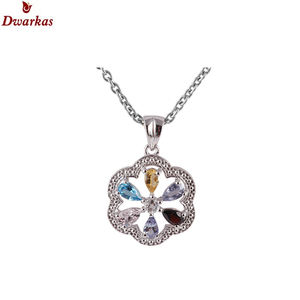 Excellente qualité solide 925 en argent Sterling Iolite pierre précieuse pendentif collier en gros pendentifs de fête ou colliers à breloques - Product Image 3