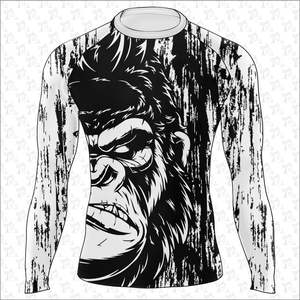 Protège-éruption anti-UV à manches longues pour hommes, logo personnalisé, séchage rapide, logo personnalisé et taille, matériel en polyester OEM - Product Image 4